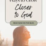 Woman looking up to the sunlit sky in prayer to God